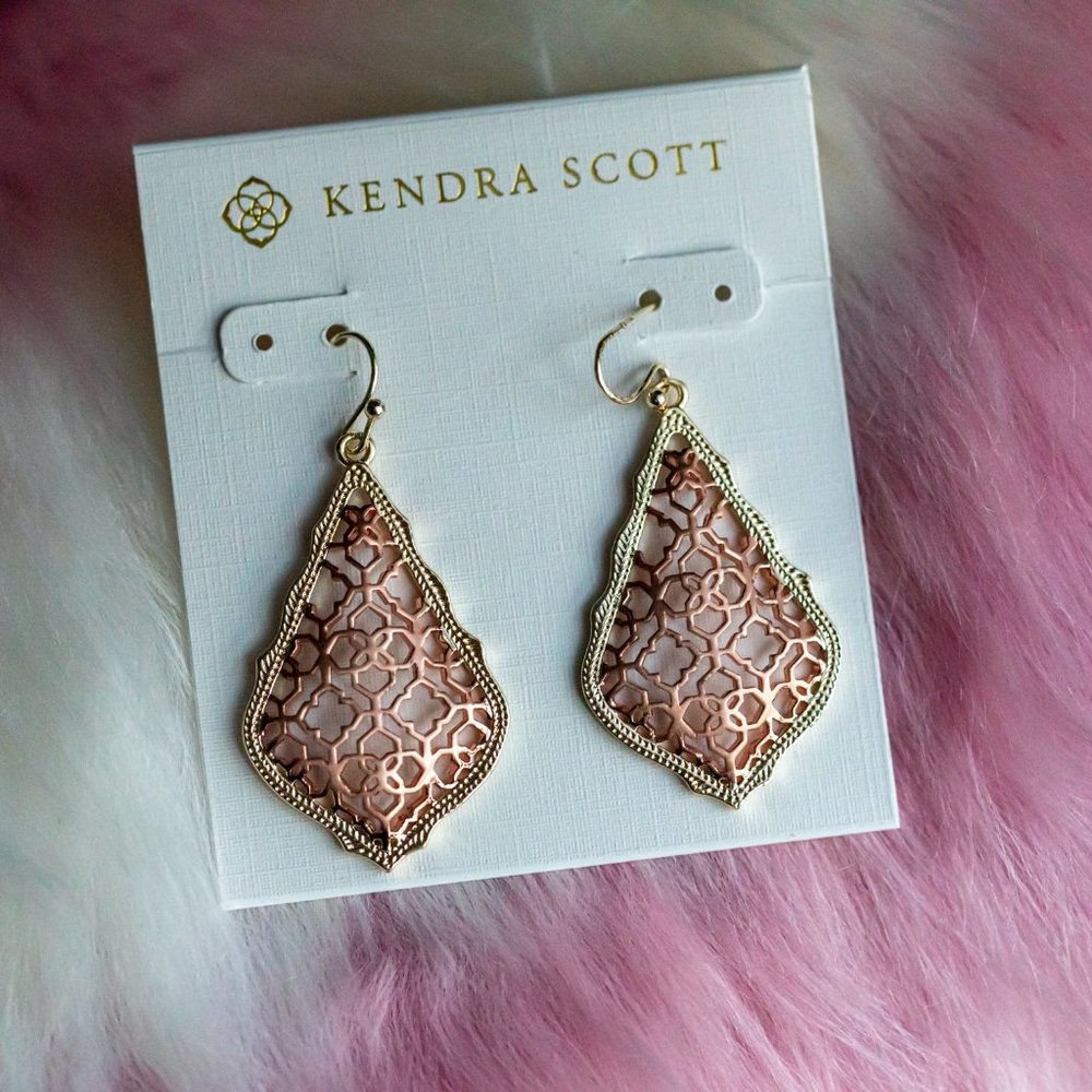 Kendra Scott Gold ADDIE Rose Gold Earrings